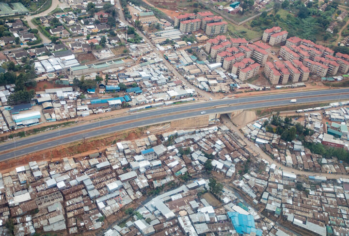 Aerial View, Nairobi Kenya